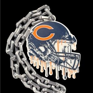 Chicago Bears Dripping Helmet Chain